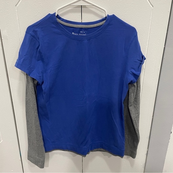 Tek Gear Blue and Grey Long Sleeve - Picture 1 of 8
